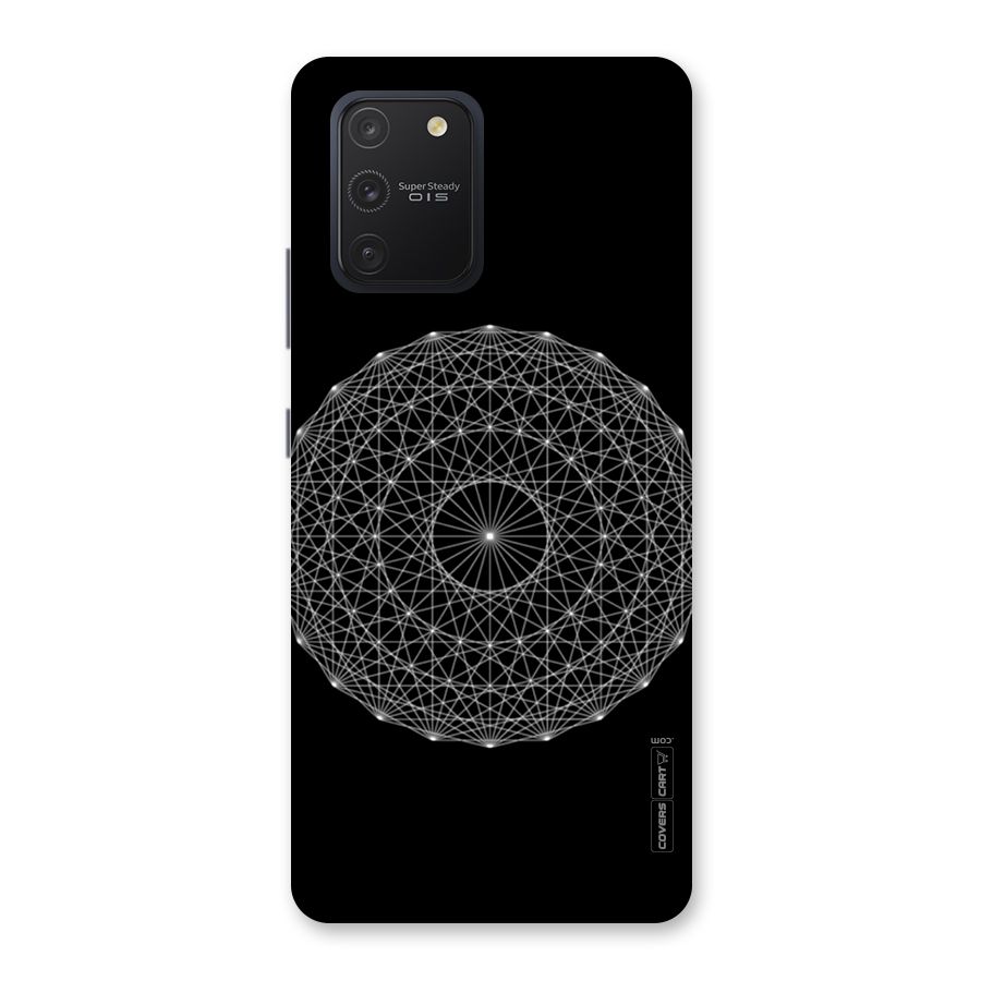 Black Clipart Back Case for Galaxy S10 Lite