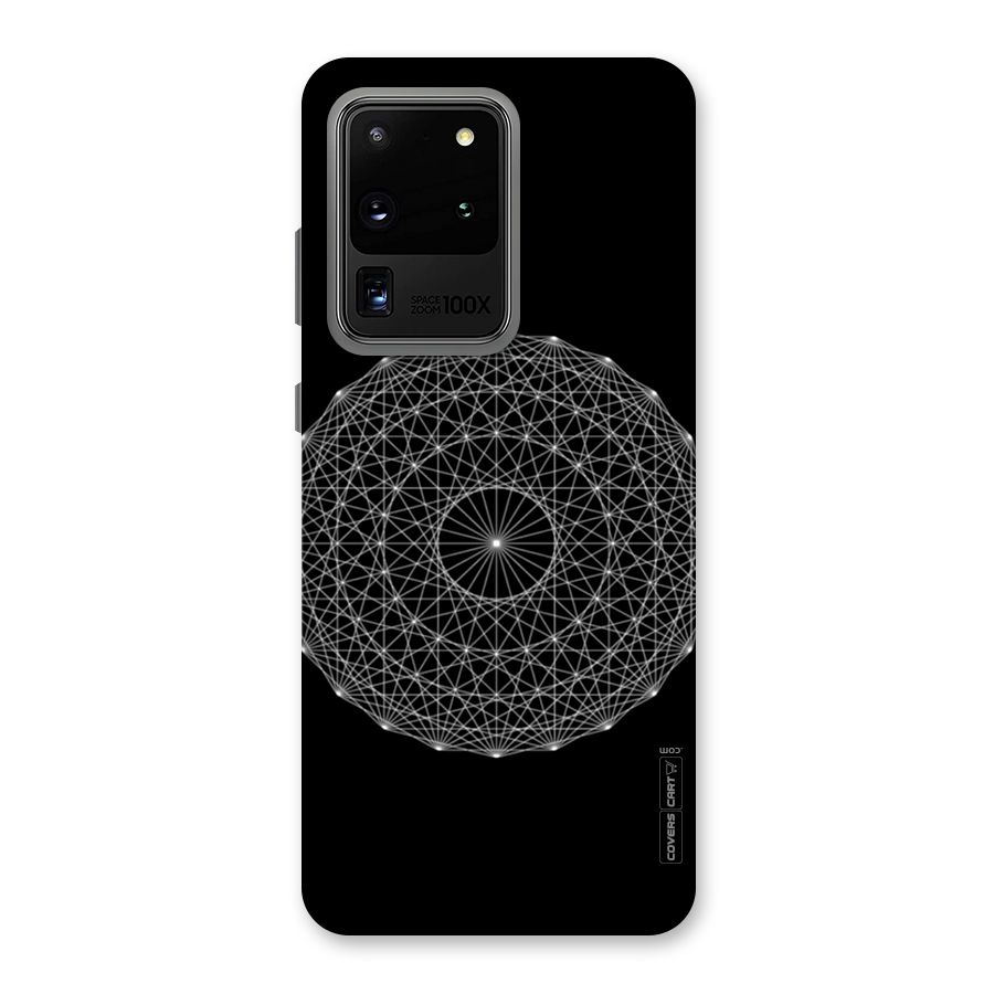 Black Clipart Back Case for Galaxy S20 Ultra