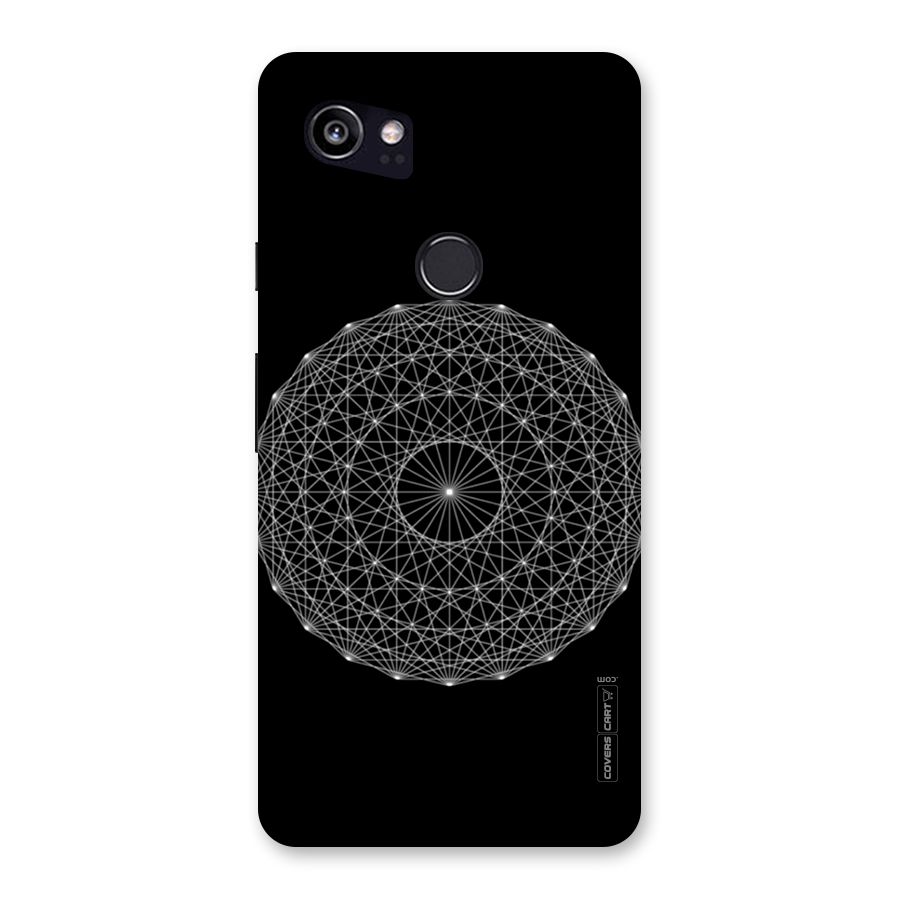 Black Clipart Back Case for Google Pixel 2 XL