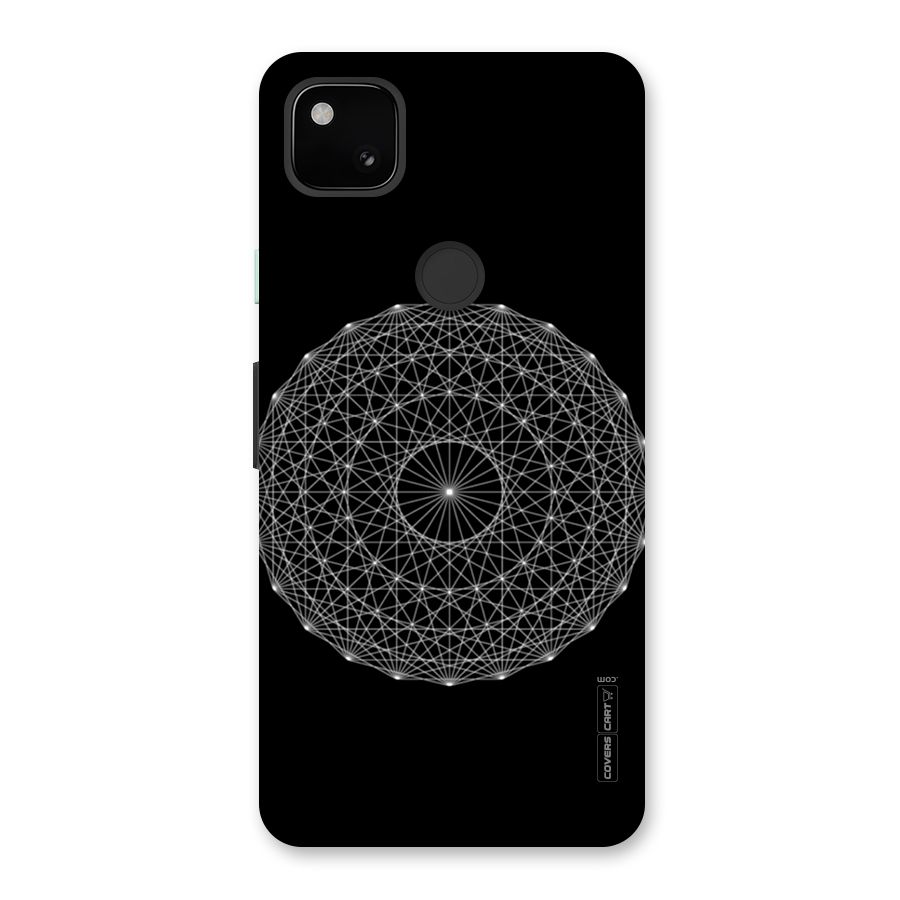 Black Clipart Back Case for Google Pixel 4a