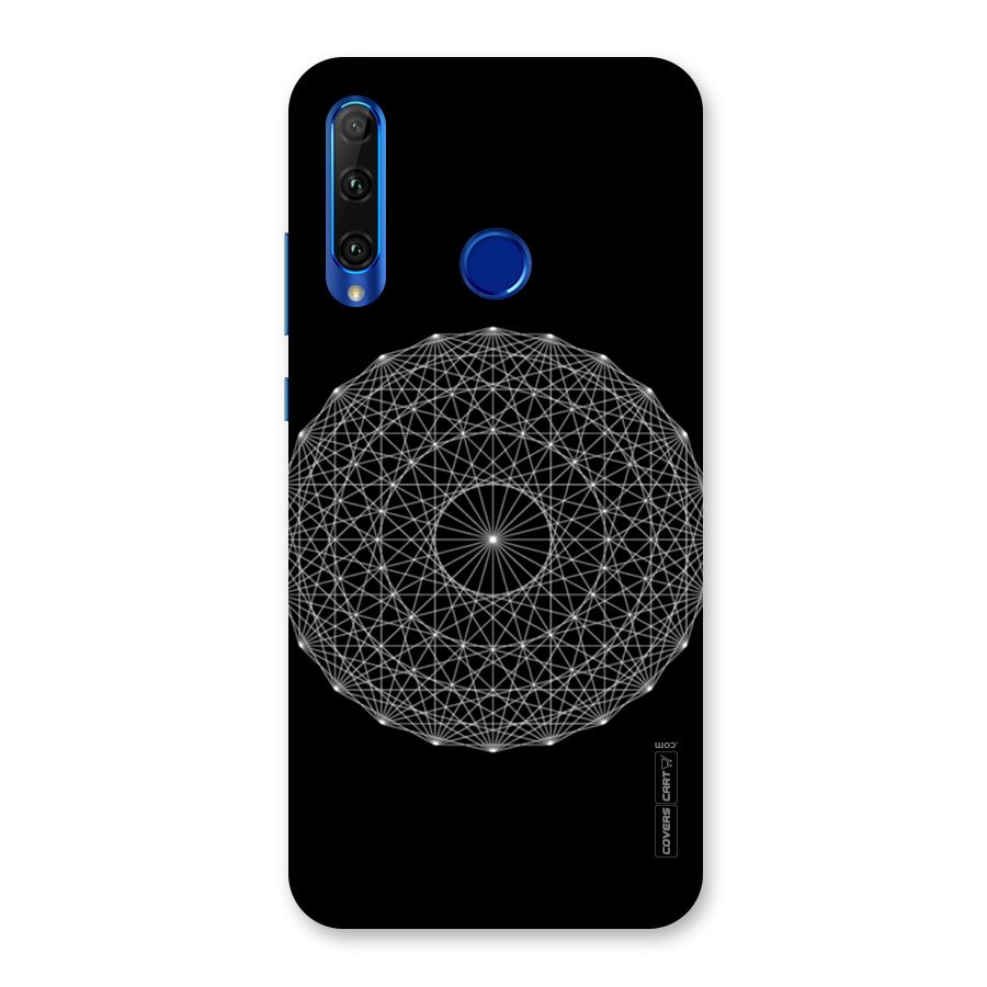 Black Clipart Back Case for Honor 20i
