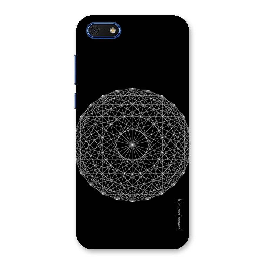 Black Clipart Back Case for Honor 7s