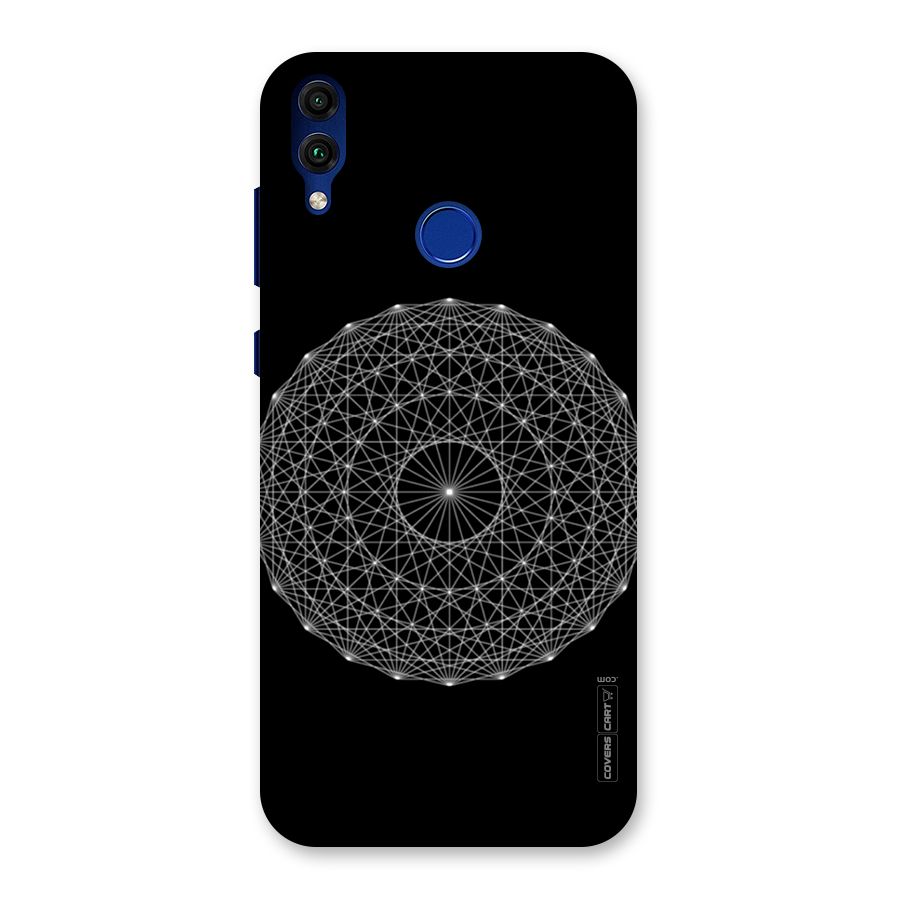 Black Clipart Back Case for Honor 8C