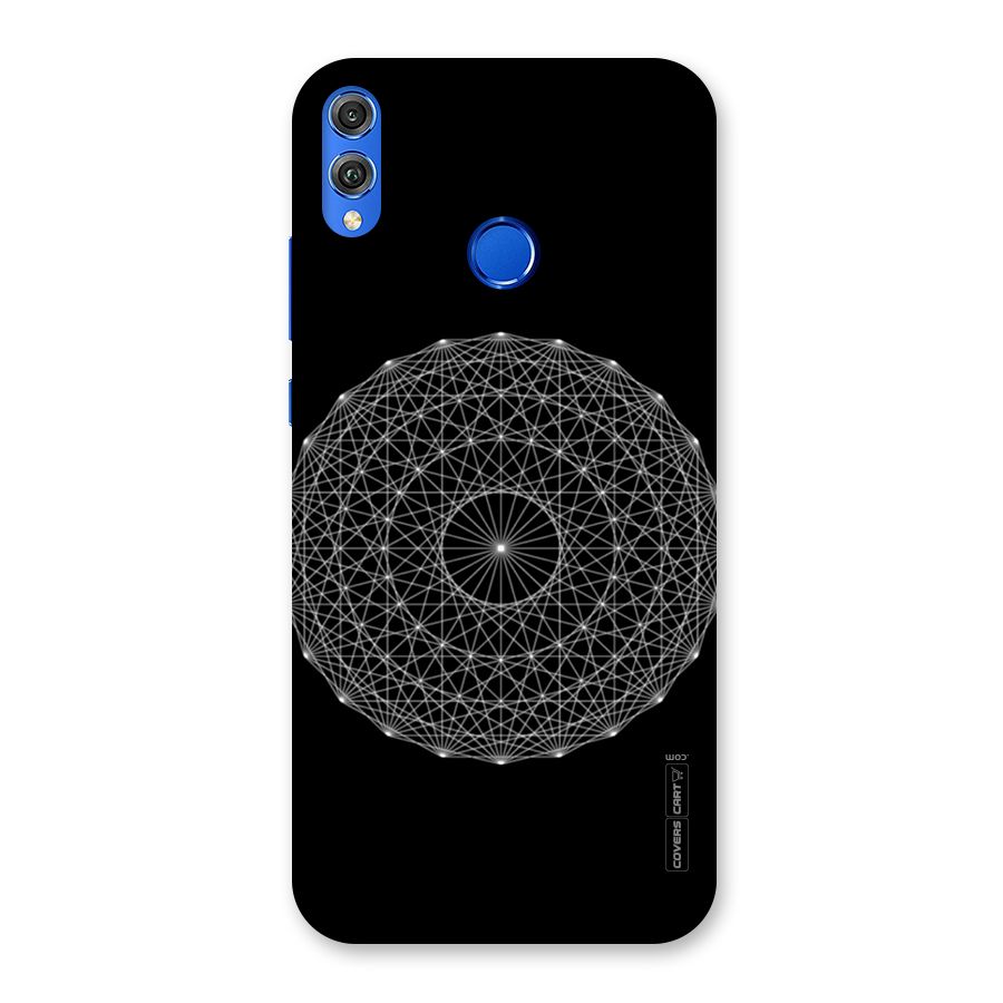 Black Clipart Back Case for Honor 8X