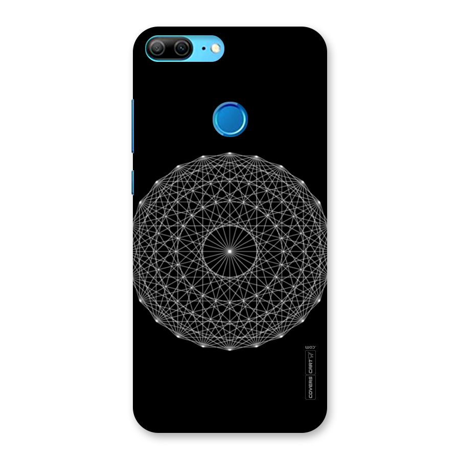Black Clipart Back Case for Honor 9 Lite