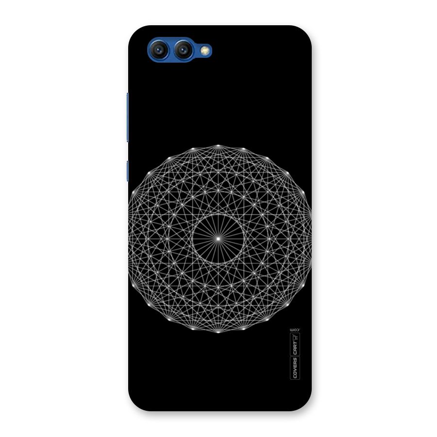 Black Clipart Back Case for Honor View 10