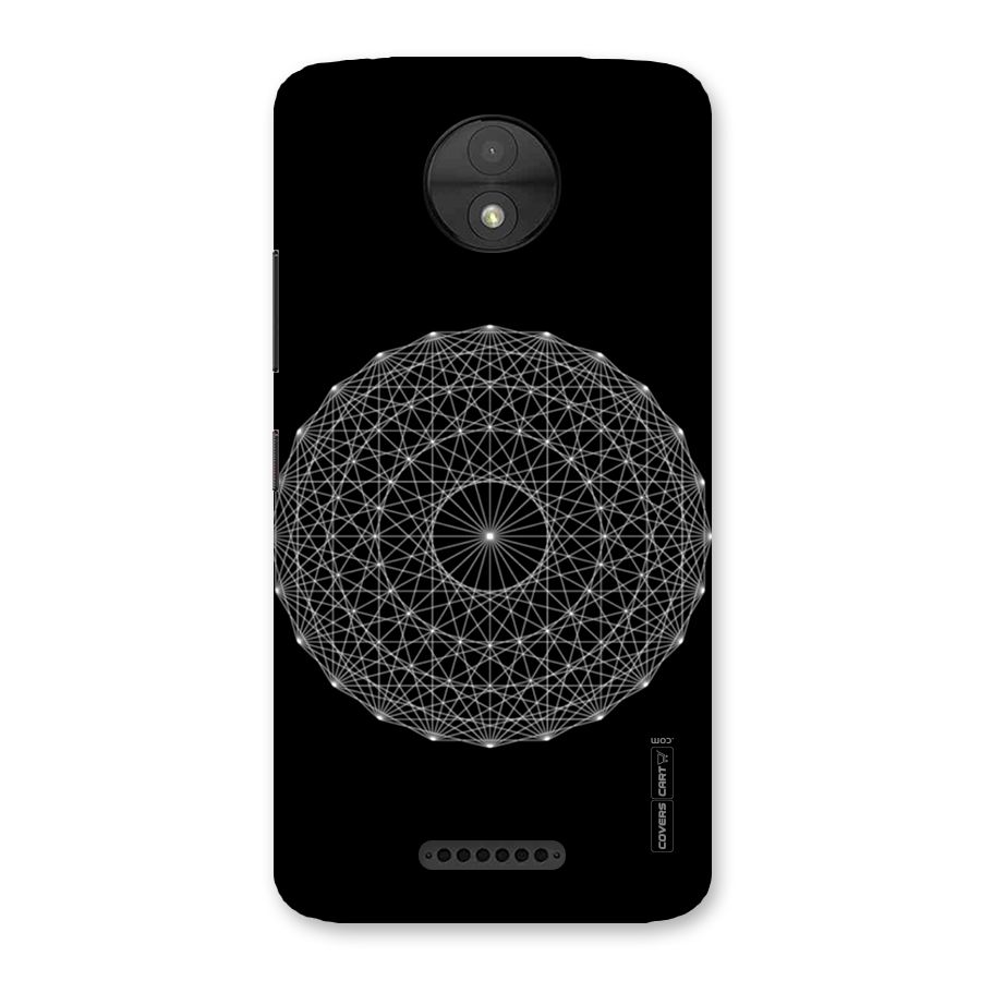 Black Clipart Back Case for Moto C