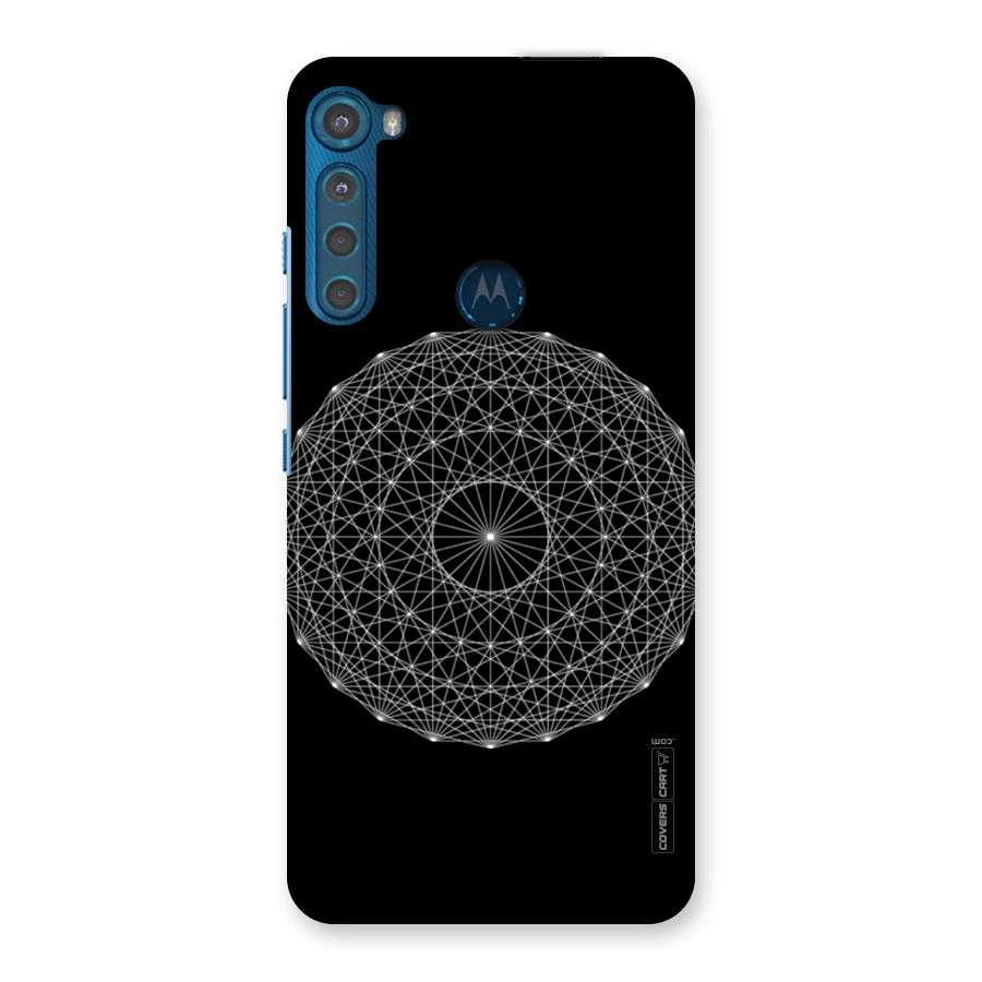 Black Clipart Back Case for Motorola One Fusion Plus