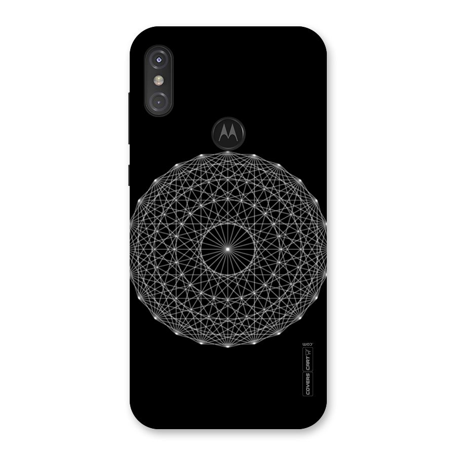 Black Clipart Back Case for Motorola One Power
