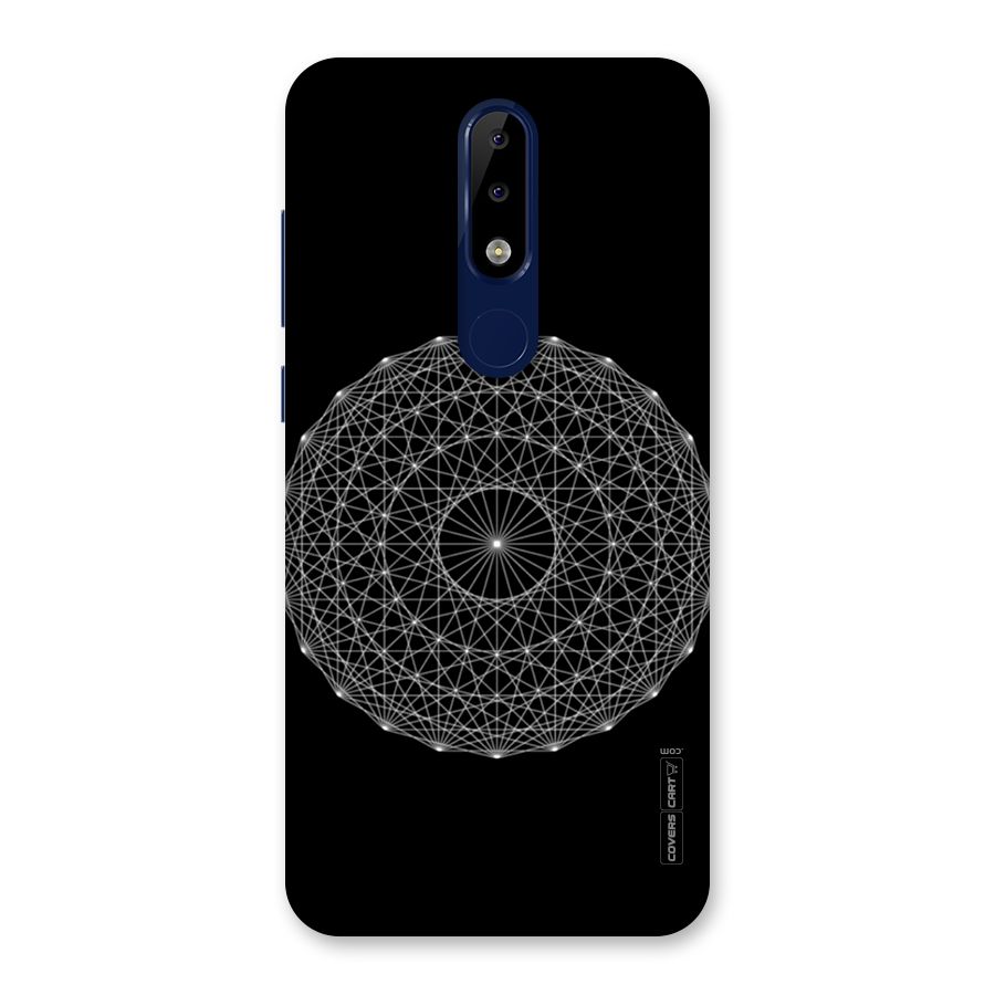 Black Clipart Back Case for Nokia 5.1 Plus