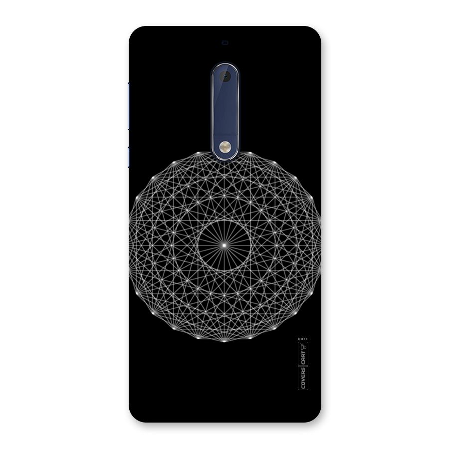 Black Clipart Back Case for Nokia 5