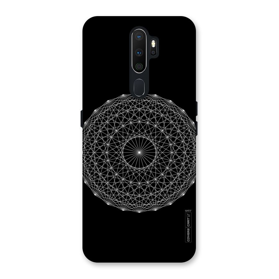 Black Clipart Back Case for Oppo A5 (2020)