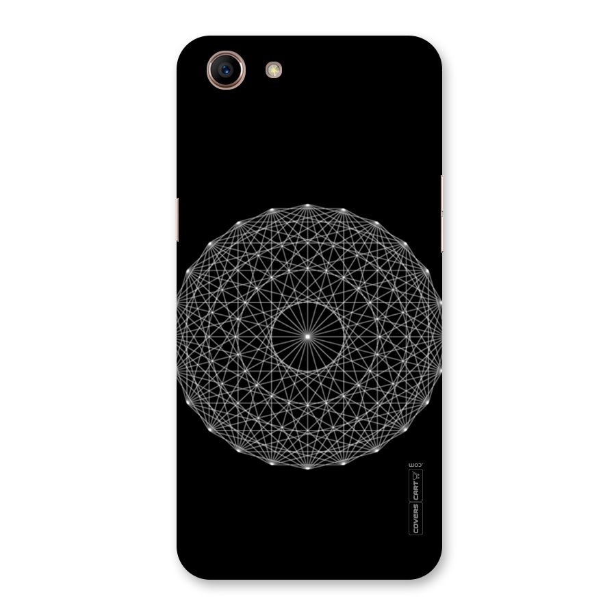 Black Clipart Back Case for Oppo A83 (2018)