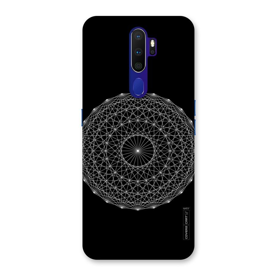 Black Clipart Back Case for Oppo A9 (2020)