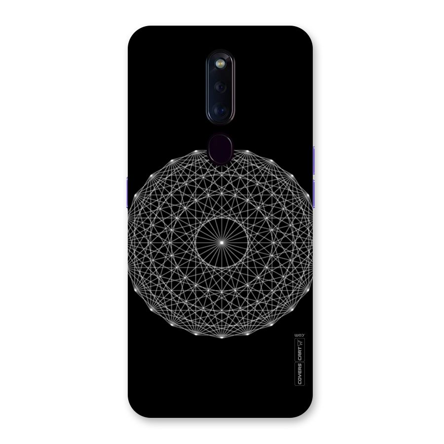 Black Clipart Back Case for Oppo F11 Pro