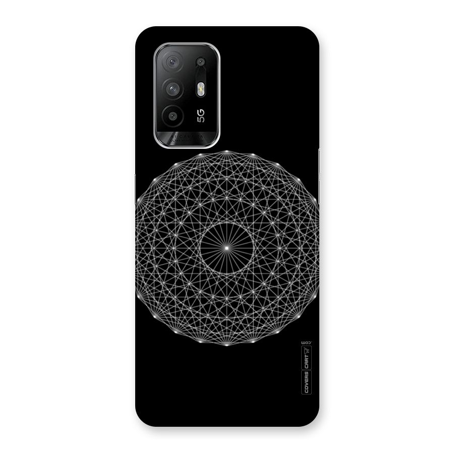 Black Clipart Back Case for Oppo F19 Pro Plus 5G