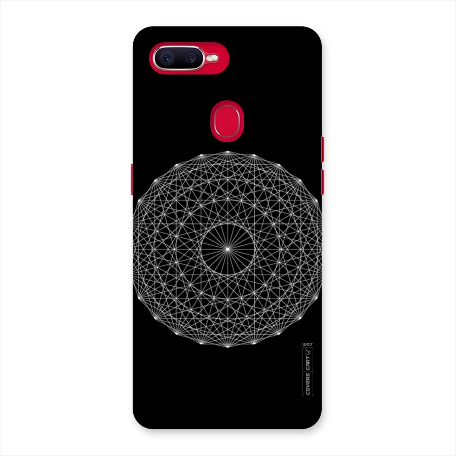 Black Clipart Back Case for Oppo F9 Pro