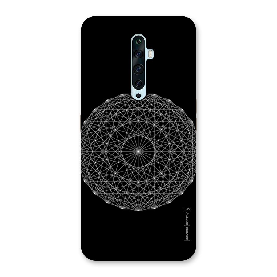 Black Clipart Back Case for Oppo Reno2 Z