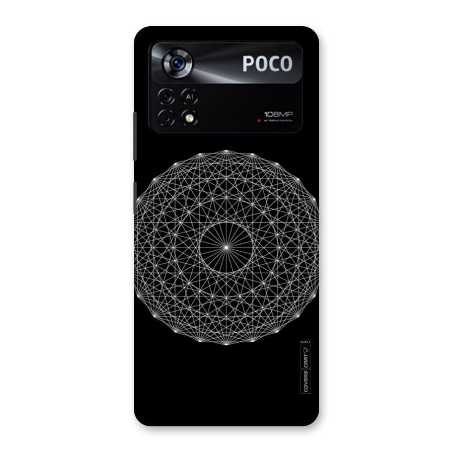 Black Clipart Back Case for Poco X4 Pro 5G