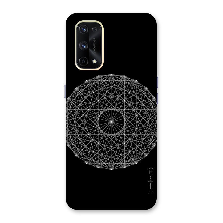 Black Clipart Glass Back Case for Realme X7 Pro
