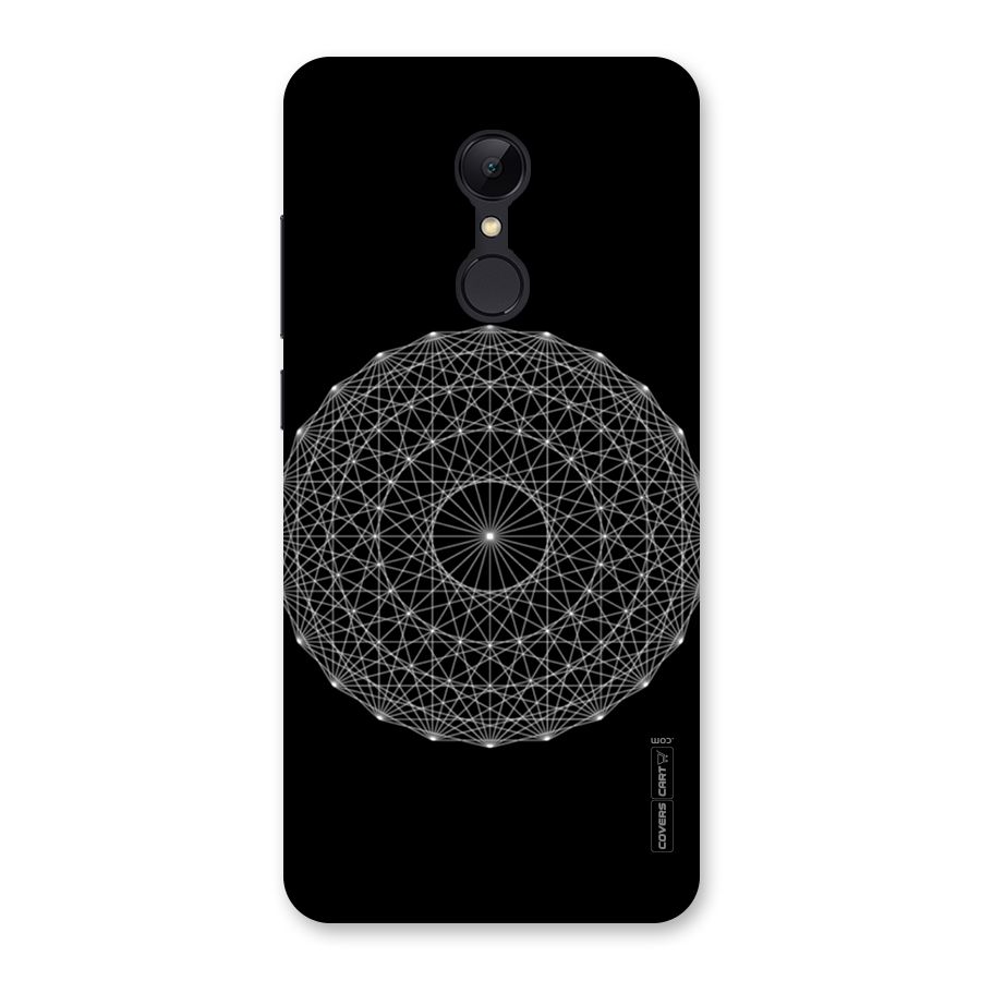 Black Clipart Back Case for Redmi 5