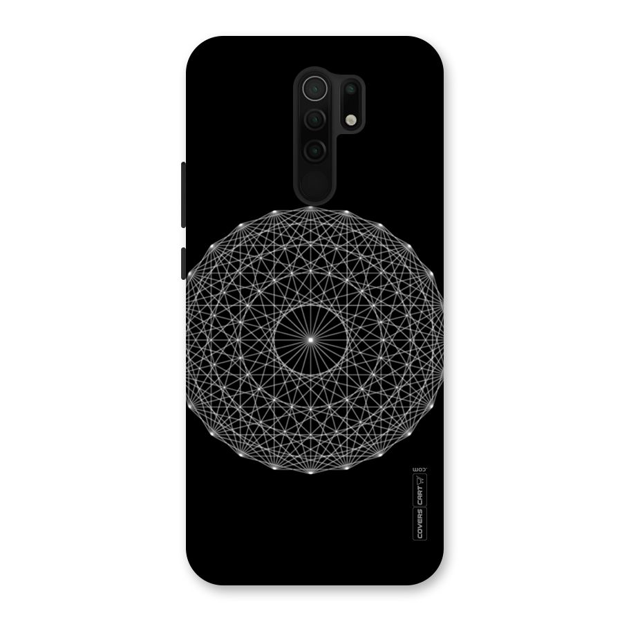Black Clipart Back Case for Redmi 9 Prime