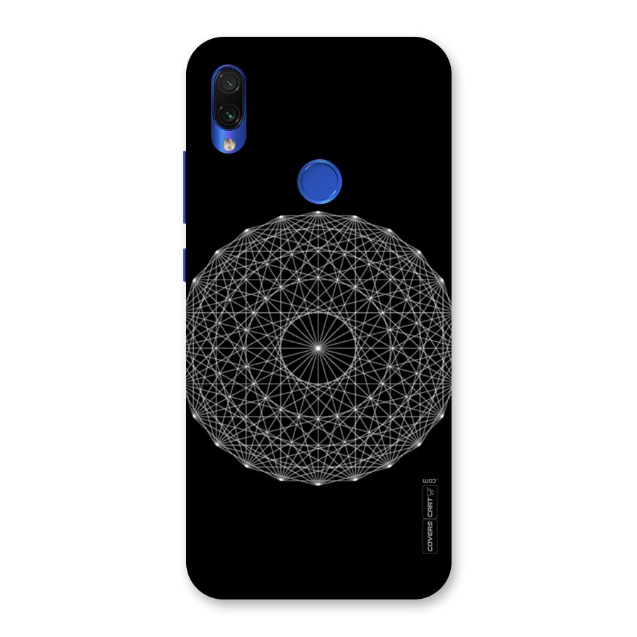 Black Clipart Back Case for Redmi Note 7S