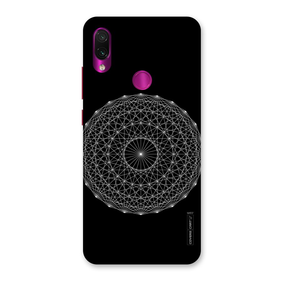 Black Clipart Back Case for Redmi Note 7 Pro