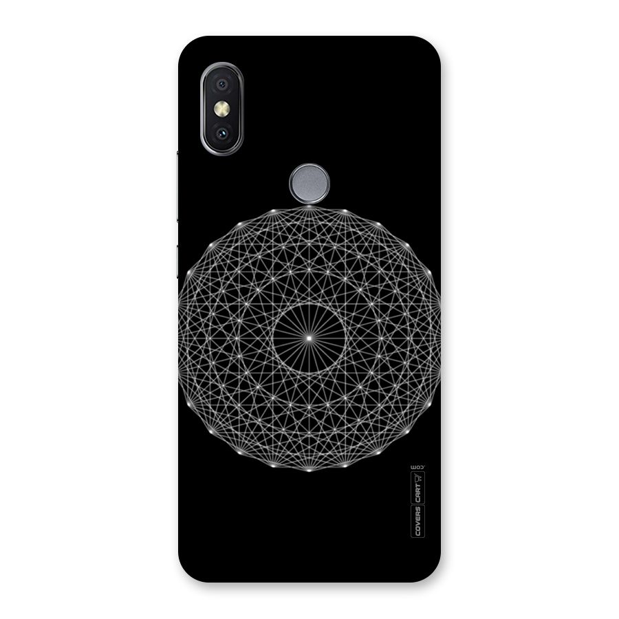 Black Clipart Back Case for Redmi Y2