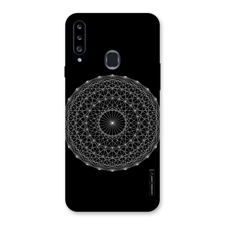 Black Clipart Back Case for Samsung Galaxy A20s
