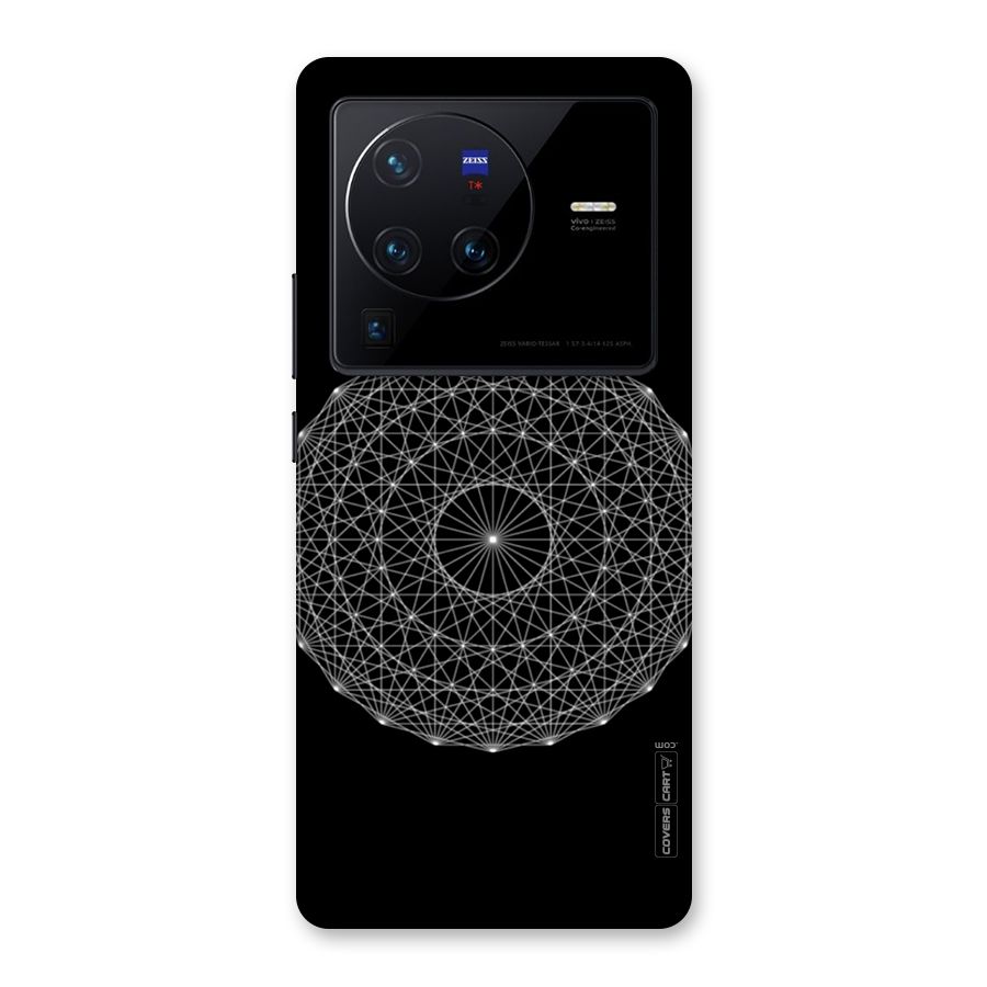Black Clipart Back Case for Vivo X80 Pro
