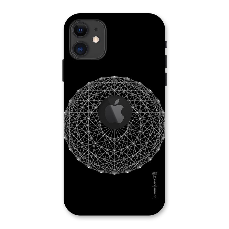 Black Clipart Back Case for iPhone 11 Logo Cut