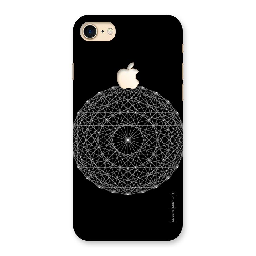 Black Clipart Back Case for iPhone 7 Apple Cut