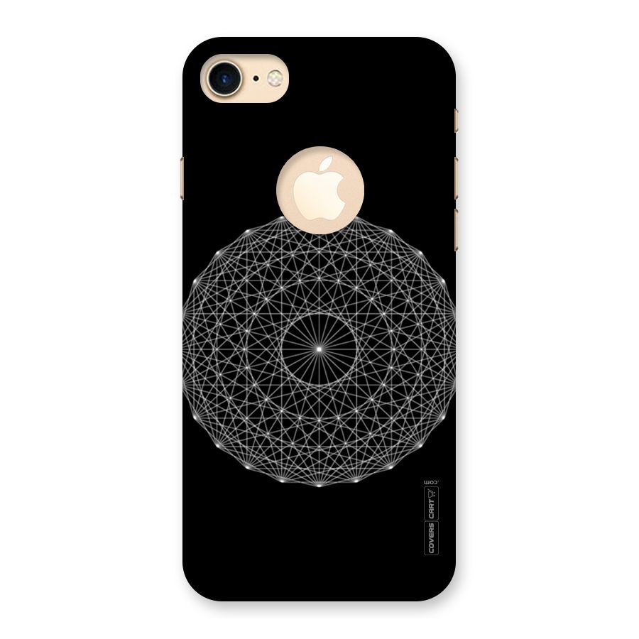 Black Clipart Back Case for iPhone 7 Logo Cut