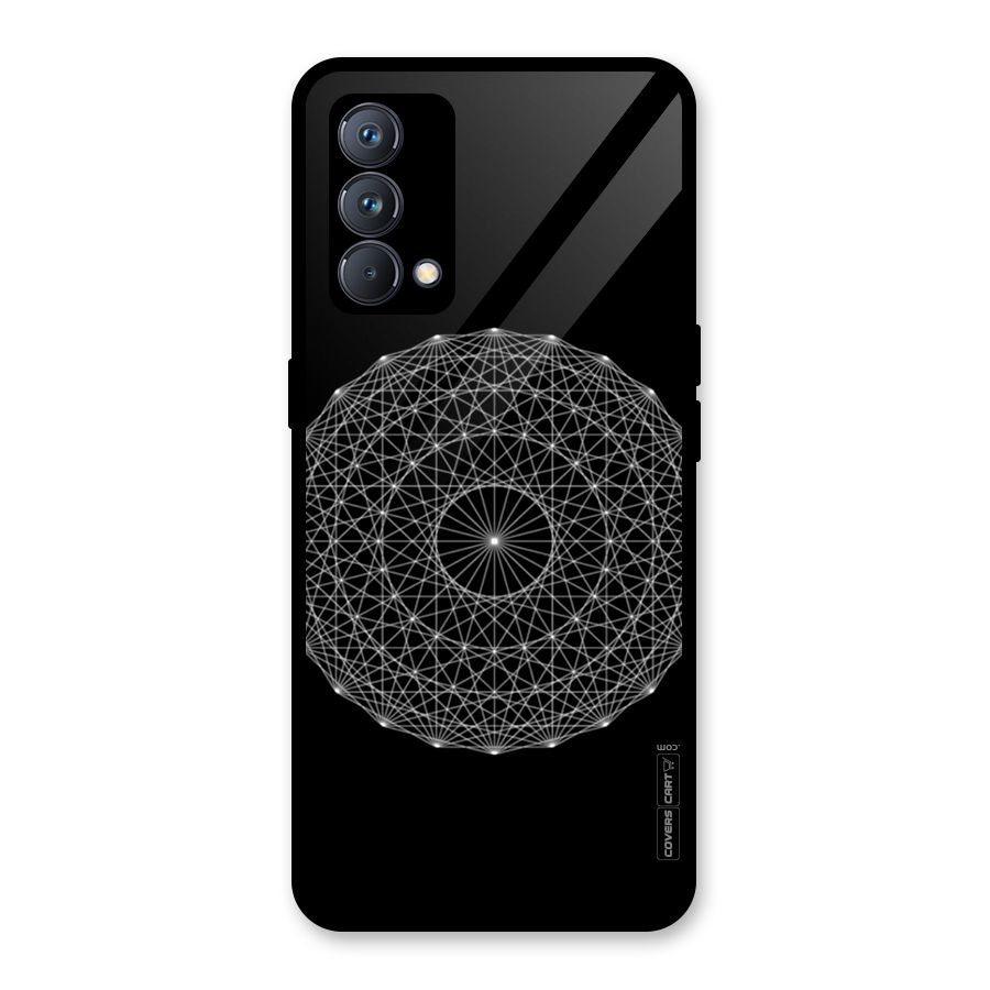 Black Clipart Glass Back Case for Realme GT Master Edition