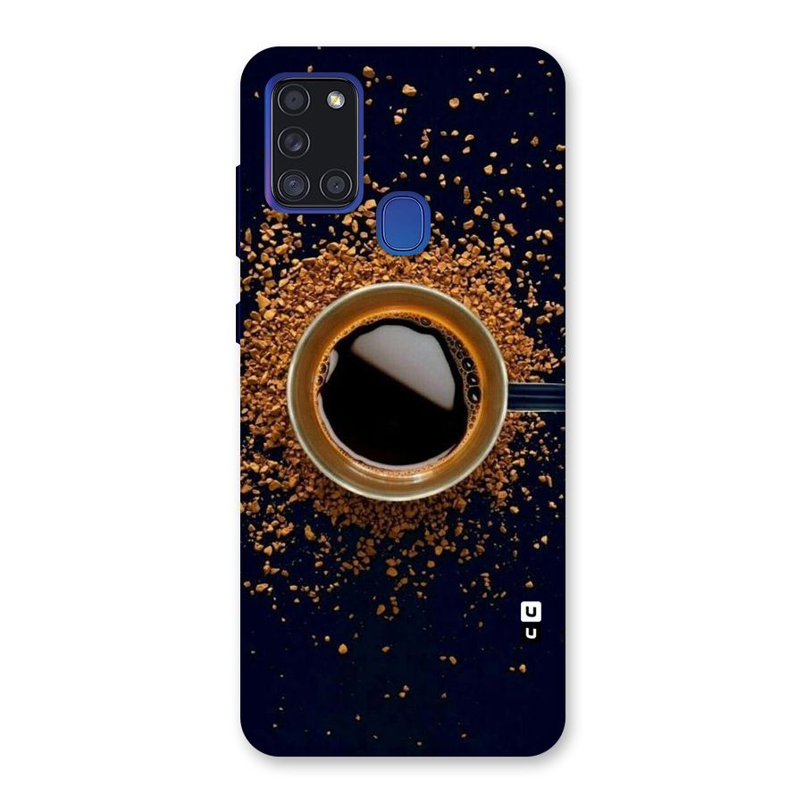 Black Coffee Back Case for Galaxy A21s