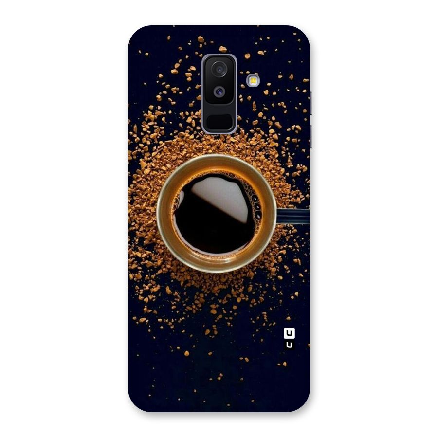 Black Coffee Back Case for Galaxy A6 Plus