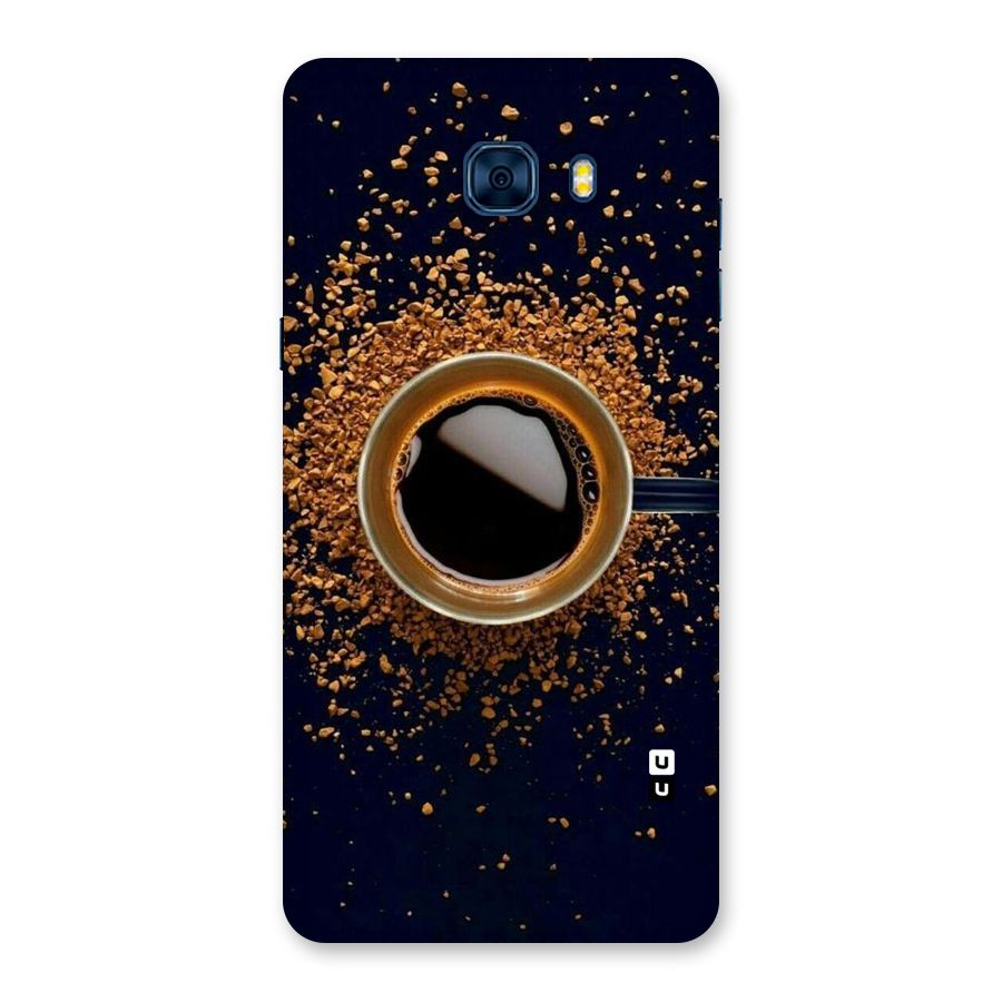 Black Coffee Back Case for Galaxy C7 Pro