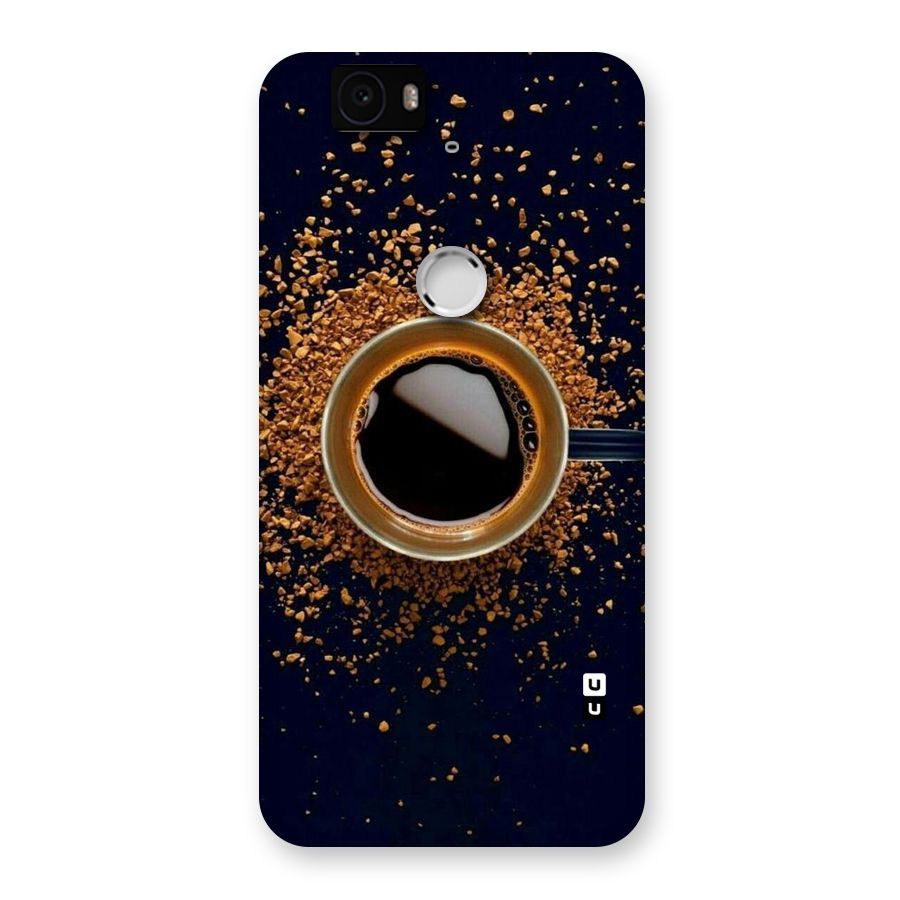 Black Coffee Back Case for Google Nexus-6P