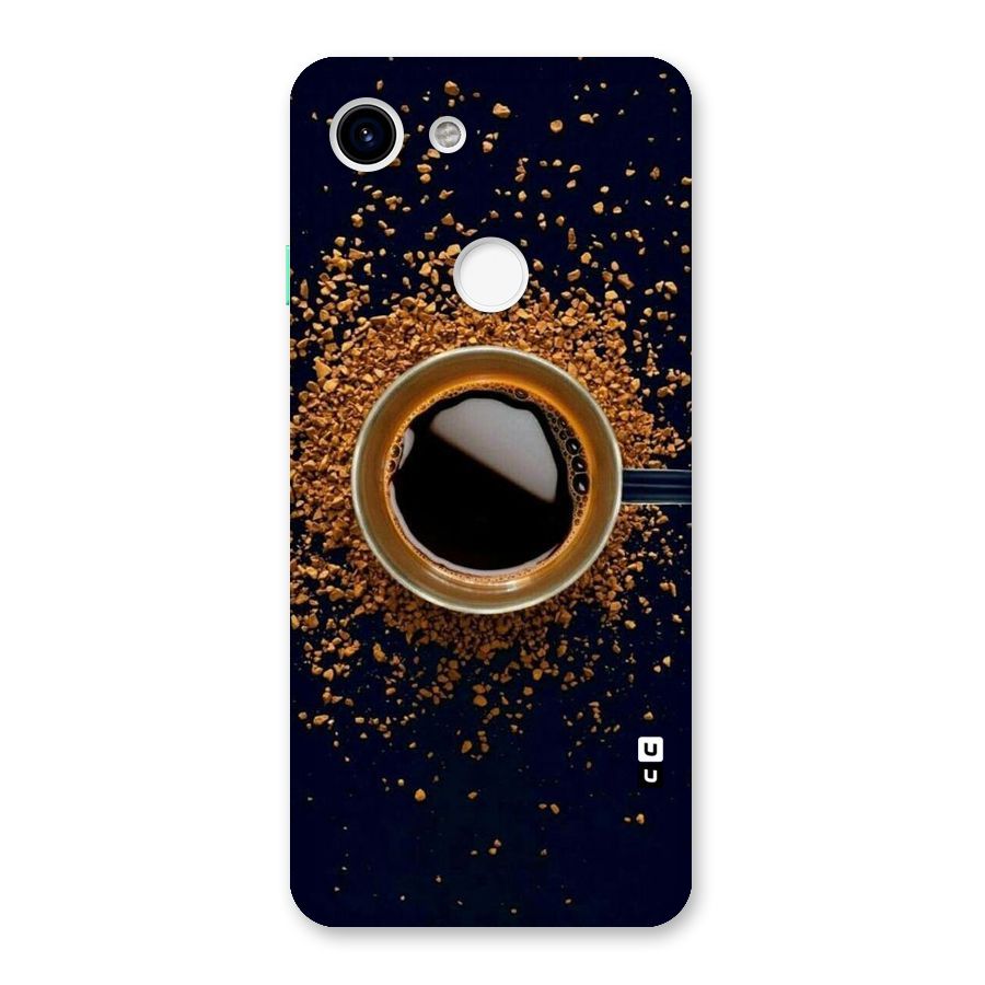 Black Coffee Back Case for Google Pixel 3