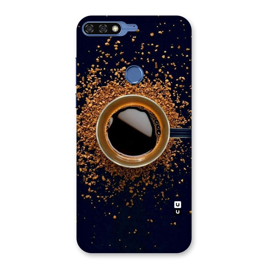 Black Coffee Back Case for Honor 7C