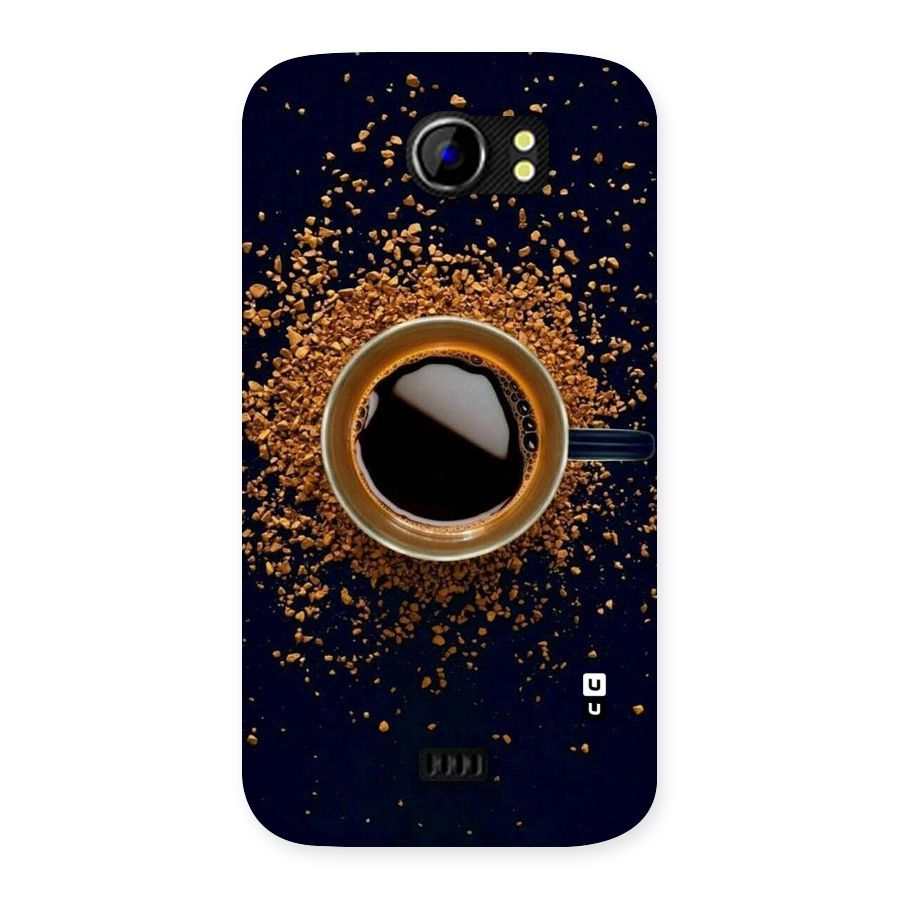 Black Coffee Back Case for Micromax Canvas 2 A110