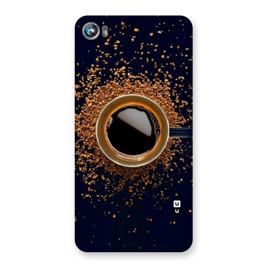 Black Coffee Back Case for Micromax Canvas Fire 4 A107