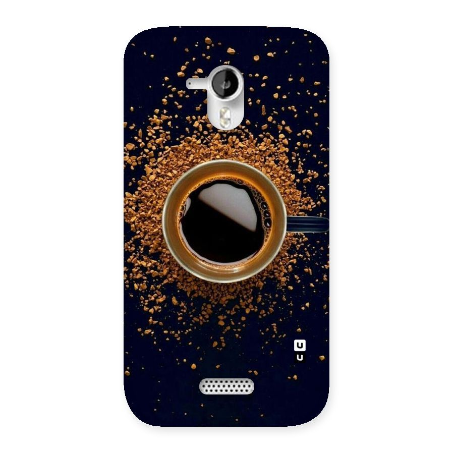 Black Coffee Back Case for Micromax Canvas HD A116