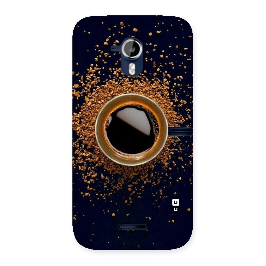 Black Coffee Back Case for Micromax Canvas Magnus A117