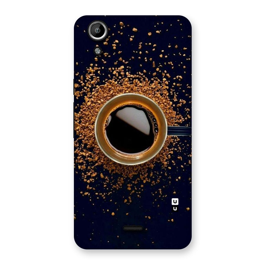 Black Coffee Back Case for Micromax Canvas Selfie Lens Q345