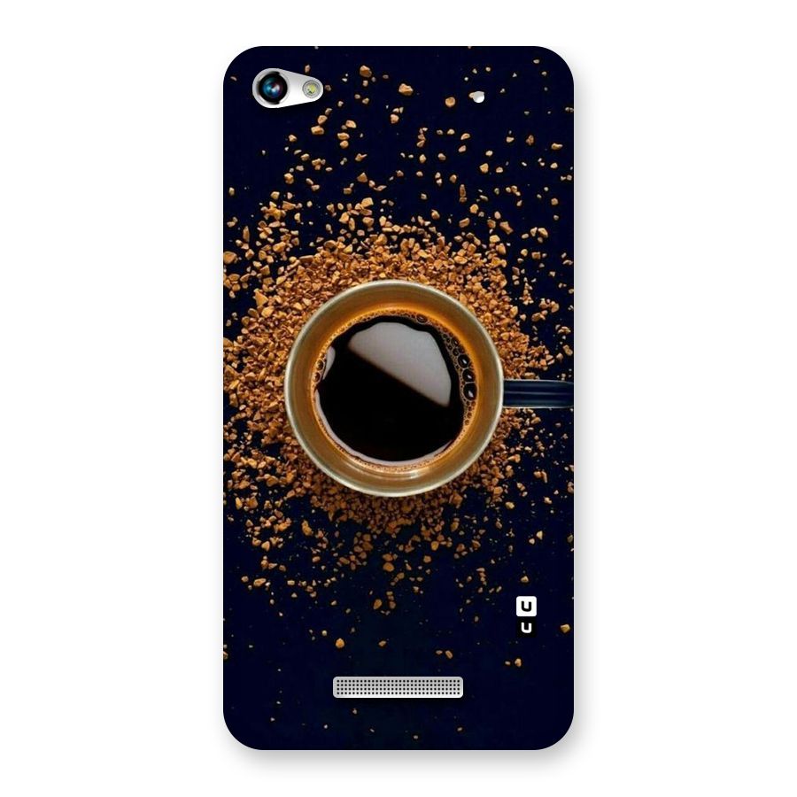 Black Coffee Back Case for Micromax Hue 2
