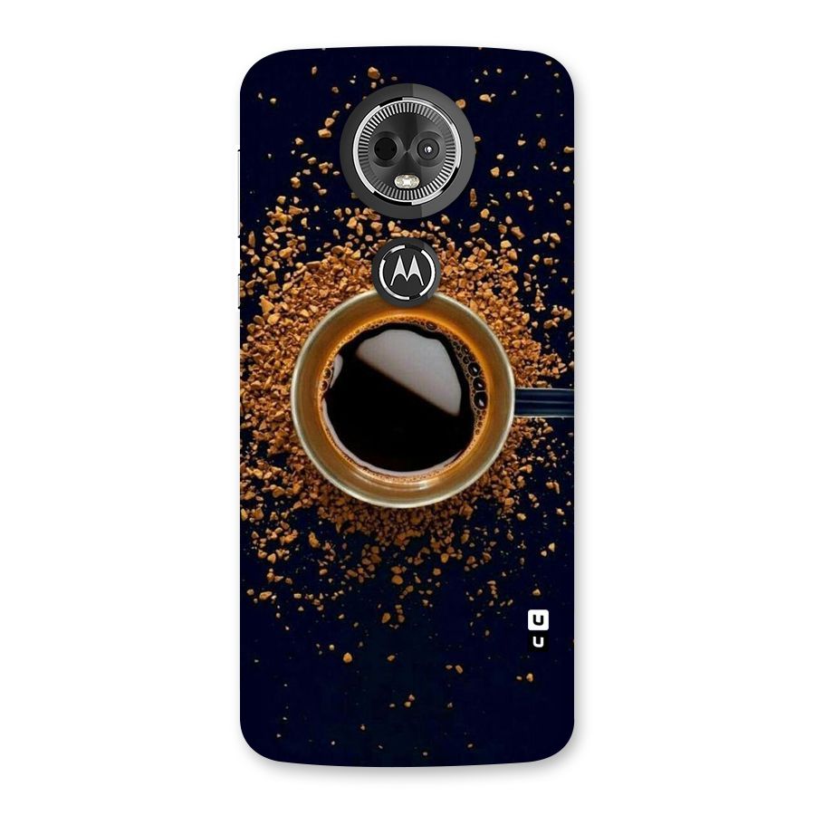 Black Coffee Back Case for Moto E5 Plus