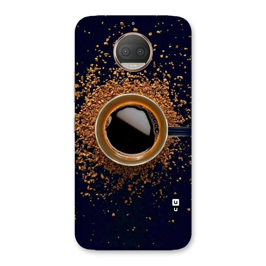 Black Coffee Back Case for Moto G5s Plus