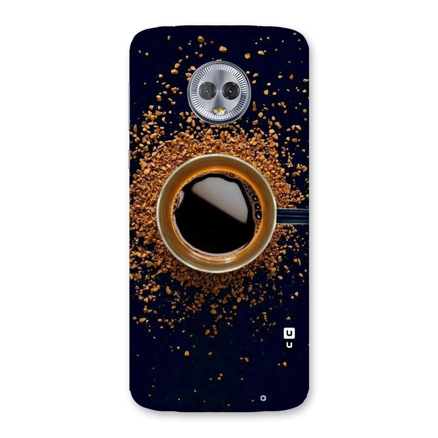 Black Coffee Back Case for Moto G6 Plus